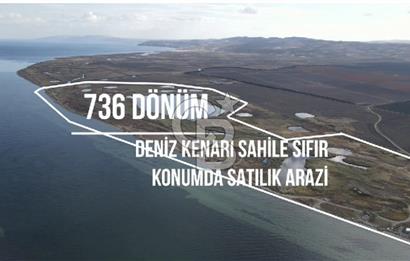 Balıkesir Gönen'de Denize Sıfır 736.065 m2 Satılık Arsa