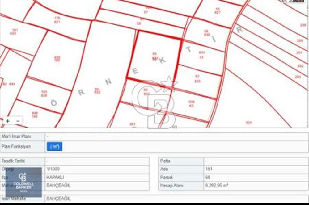 Kapaklı Bağçeağılda İmar Sınırında Fırsat Tarla