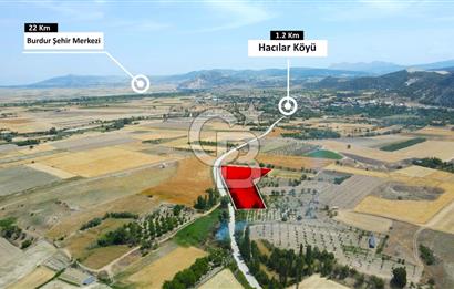 Burdur Hacılar'da Satılık Tarla - 9.405 m2