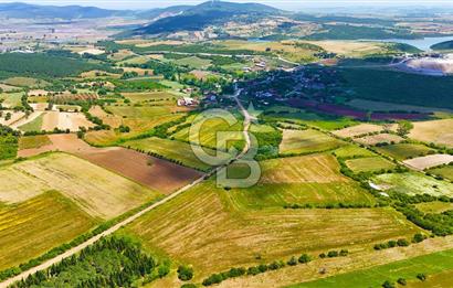 ÇANAKKALE BİGA AYITDERE'DE 20 DÖNÜM YOLA CEPHE FIRSAT TARLA 