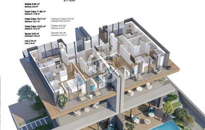 Kapanmaz Göl Manzaralı Projeden Satılık 4+1 Tripleks Villa