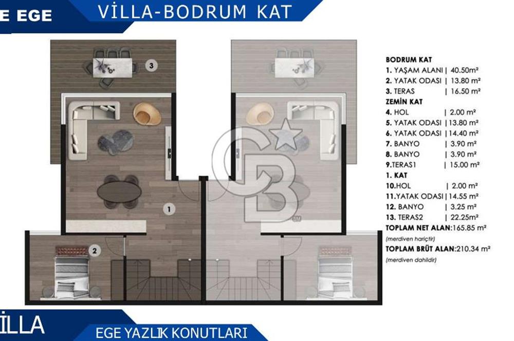 İZMİR VİLLAKENT SATILIK DAİRE 1+1