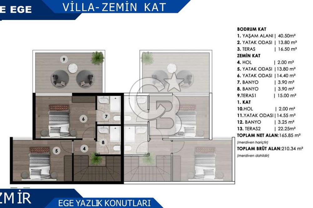 İZMİR VİLLAKENT SATILIK DAİRE 2+1