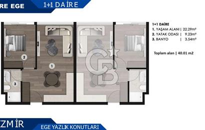 İZMİR VİLLAKENT SATILIK DAİRE 1+1 SON 10