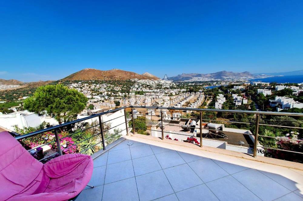 Bodrum Ormancılar Sitesinde Muhteşem Manzaralı Geniş 3+1 Villa