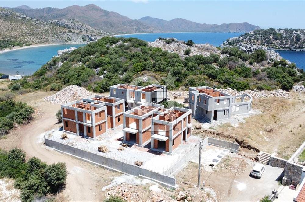 Datça Emecik Mah. Sarıliman'da Denize Sıfır 112m² lüks Villalar