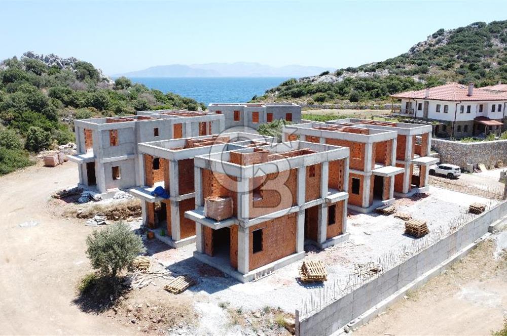 Projeden Datça Sarılimanda Denize Sıfır Bahçeli 112m² lüks Villa