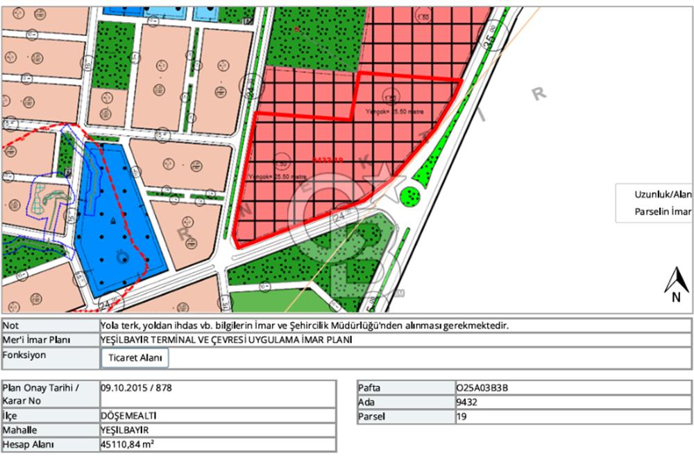 Antalya Döşemealtı Kent Ormanına Komşu 1+1 Residence daire