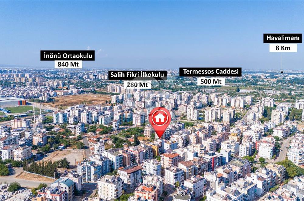 Antalya Kızıltoprak'ta Satılık 2+1 Daire