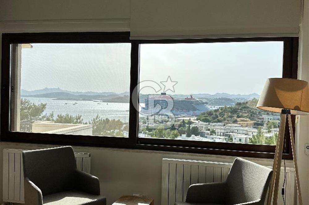 Bodrum Kumbahçe Kale ve Deniz Manzaralı Yıllık Kiralık Daire