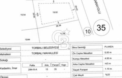 TORBALI’DA AYDIN CADDESİ ÜZERİNDE SATILIK İMARLI KÖŞE ARSA