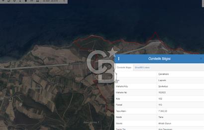 ÇANAKKALE / LAPSEKİ/ ŞEVKETİYE KÖYÜ BOĞAZ MANZARALI SATILIK TARLA