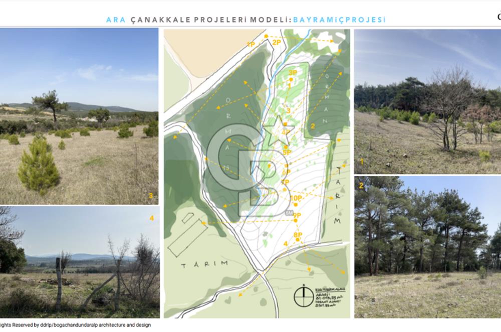 ÇANAKKALE KAZDAĞLARINDA EKO TURİZM İMARLI LANSMANA ÖZEL ARSA