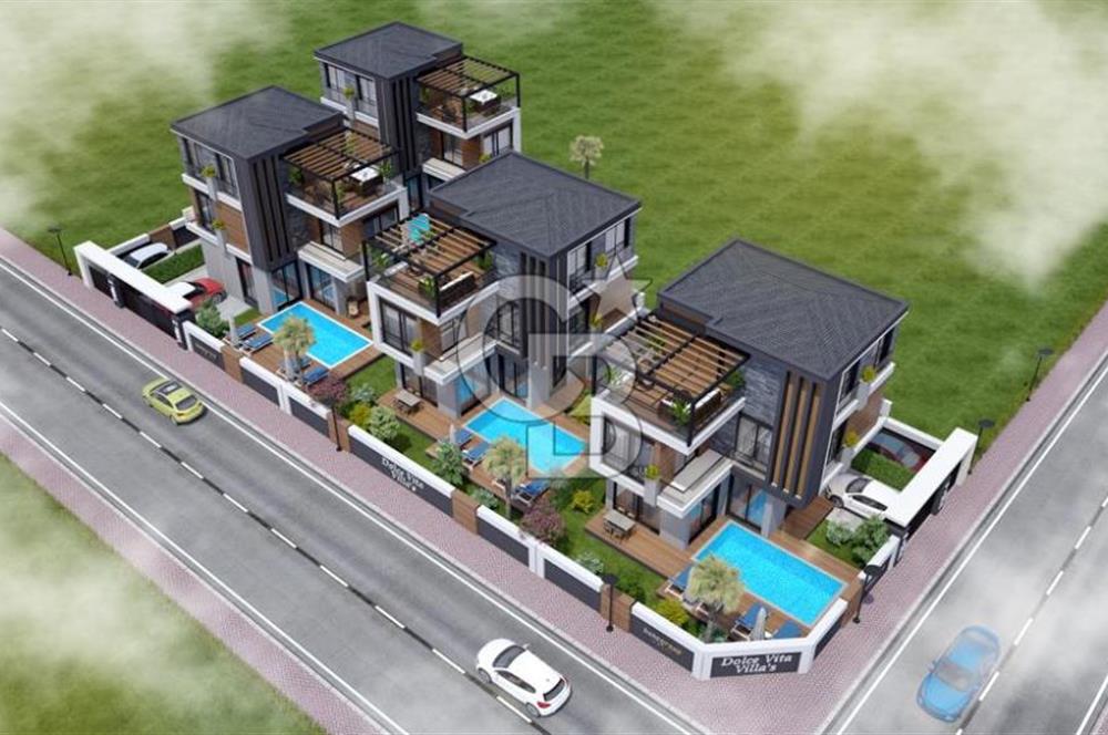 Antalya Döşemealtında 4+1 Site içerisinde Asansörlü Lüks Villa