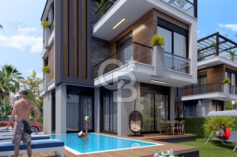 Antalya Döşemealtında 4+1 Site içerisinde Asansörlü Lüks Villa