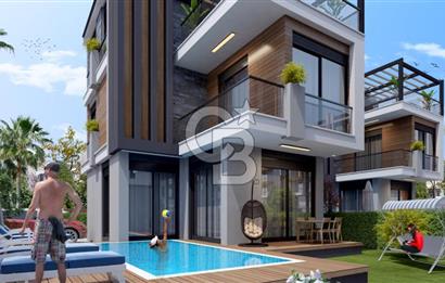 Antalya Döşemealtında 4+1 Site içerisinde Asansörlü Lüks Villa