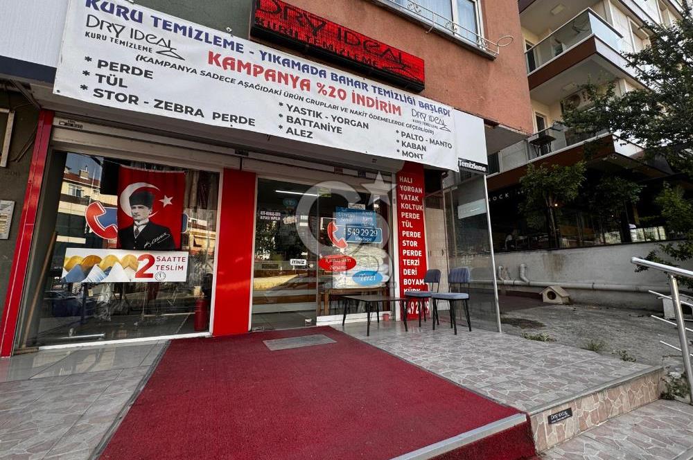 İDEALTEPE'DE CADDE ÜZERİ, YÜKSEK CİROLU DEVREN KURU TEMİZLEME