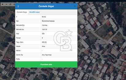 BURSA MUSTAFAKEMALPAŞA YALINTAŞ MH. 456 M2 SATILIK ARSA