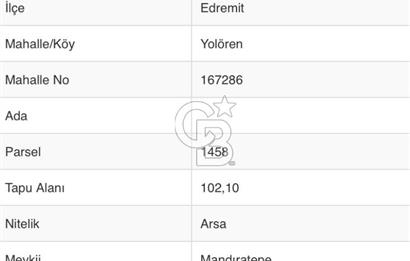 YOLÖREN MAHALLESİNDE TİCARİ İMARLI YATIRIMLIK ARSA