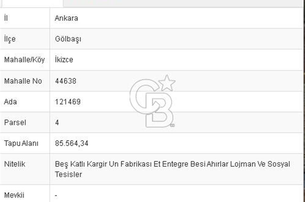 GÖLBAŞI/İKİZCE MAHALLESİNDE, HAYMANA YOLUNA SIFIR 85,564 M2