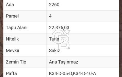 CB AMBİANCE'DAN KAYSERİ İNCESU DA MERA SINIRINDA DEĞERLİ TARLA