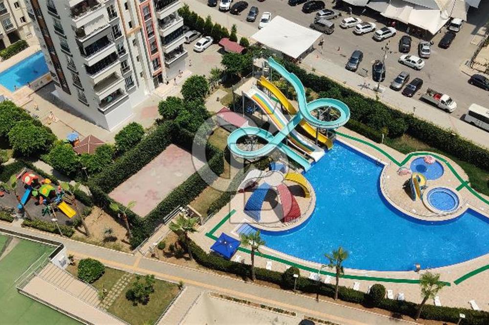 Mersin Mezitli Deniz Mah.  Batıyakası Sitesinde Aqua Parklı  Satılık  2+1 Daire 