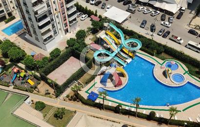 Mersin Mezitli Deniz Mah.  Batıyakası Sitesinde Aqua Parklı  Satılık  2+1 Daire 