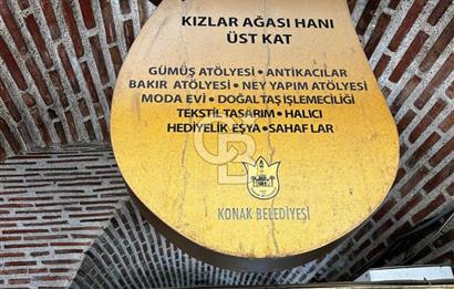 İZMİR SİMGELERİNDEN KIZLARAĞASINDA DEVREN KİRALIK GÜMÜŞ DÜKKANI