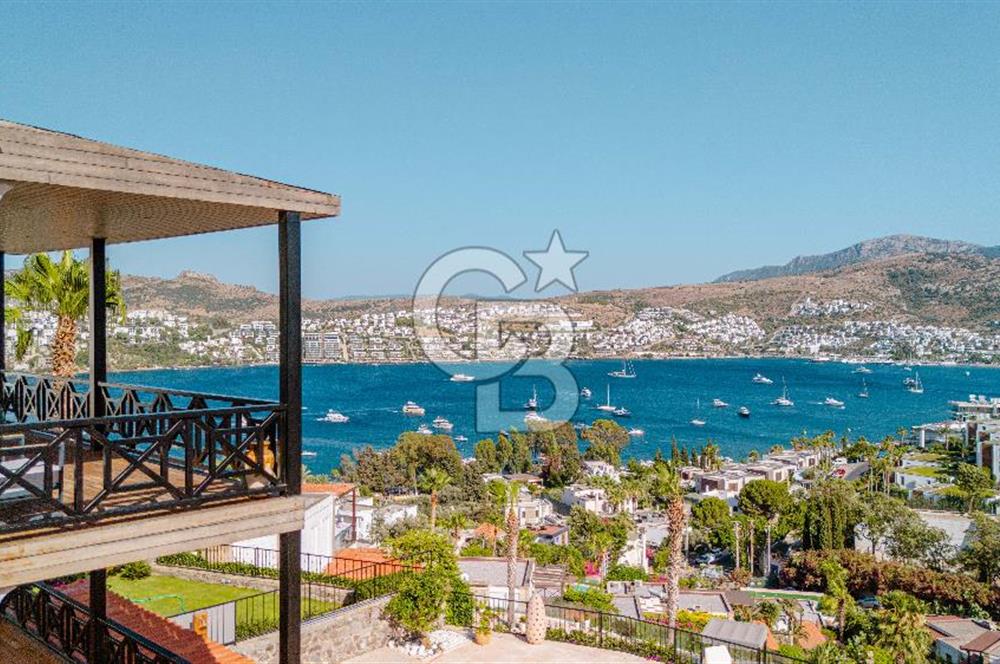 CB ADDRESS'ten BODRUM, GÜNDOĞAN'da SATILIK MANZARALI VİLLA