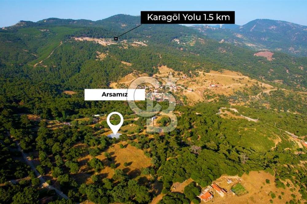 İZMİR YAMANLARDA 27.799M2 ENFES DOĞA VE DENİZ MANZARALI ARAZİ