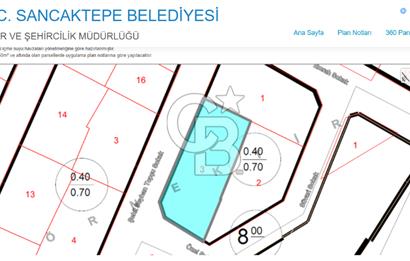 SANCAKTEPE SARIGAZİDE 500 M² SATILIK ARSA