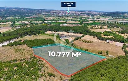 ASSOS SAZLI'DA İMARLI 10.777 M² SATILIK ARSA