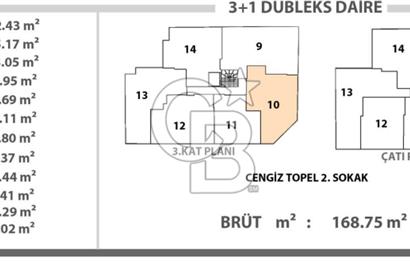 Dalaman merkezde iskanlı satılık 3+1 sıfır dubleks daire