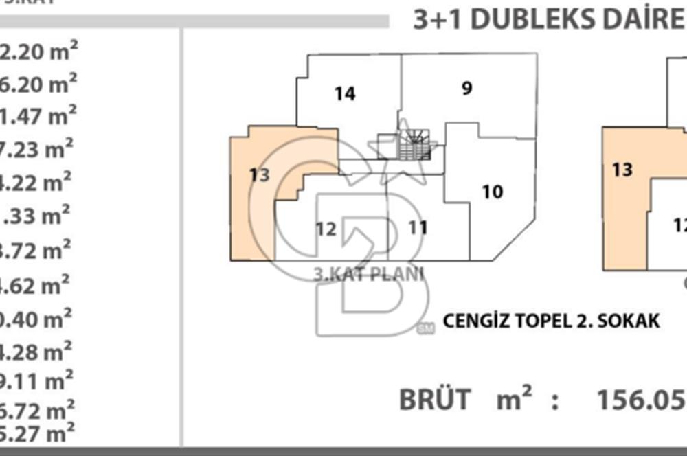 Muğla Dalaman merkezde 3+1 dubleks iskanlı sıfır daire