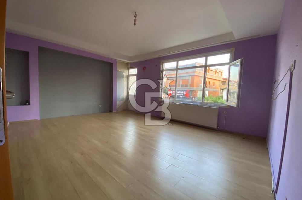 CADDE ÜSTÜ, GENİŞ 130m², TABELA DEĞERLİ, KİRALIK OFİS