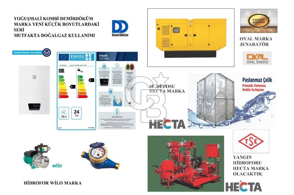 Projeden Satılık 2+1 Daire (7. Kat)