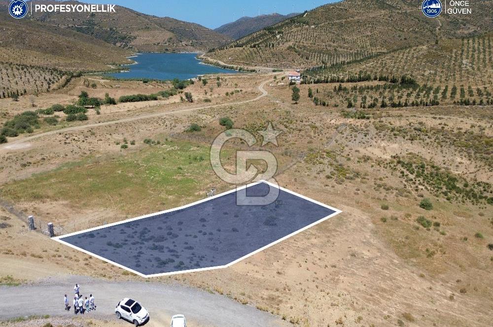 Karaburun Parlak Köyü'nde Gölet Yakınında Tarla