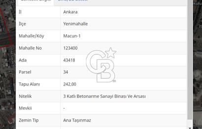 ART Gayrimenkulden Ostim OSB Ayyıldız da Satılık Dükkan