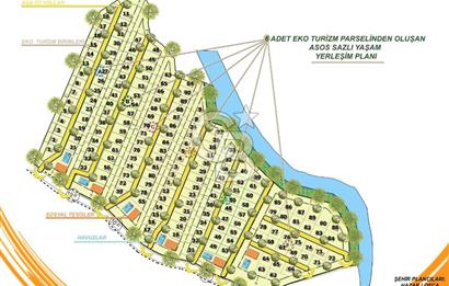 ÇANAKKALE ASSOS SAZLI'DA EKO-TURİZM İMARLI SATILIK ARSA