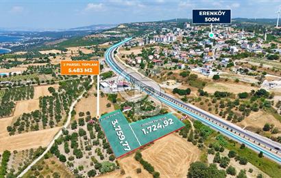 Çanakkale İntepe'de Yola 40m 5.483 M² Satılık Fırsat Tarla !