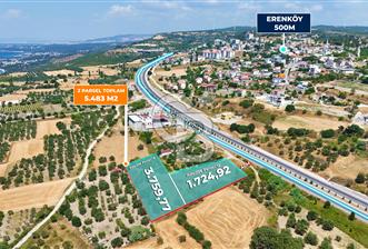 Çanakkale İntepe'de Yola 40m 5.483 M² Satılık Fırsat Tarla !