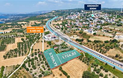 Çanakkale İntepe'de Yola 40m 5.483 M² Satılık Fırsat Tarla !