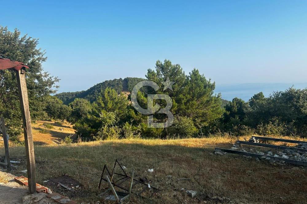 ÇANAKKALE KAZ DAĞLARI ADATEPE'DE DENİZ MANZARALI SATILIK ARSA