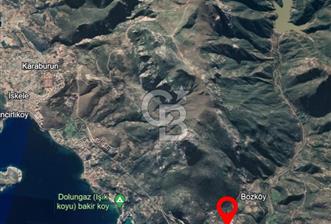 Karaburun Bozköy de Denize 1 Km Mesafede Satılık 4.100 m2 Arazi