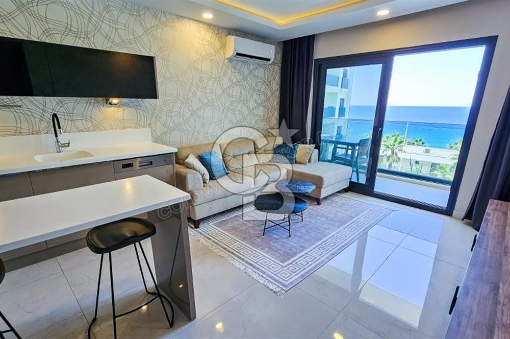 Kuşadası Kadınlar Denizinde full eşyalı Kiralık 1+1 rezidans