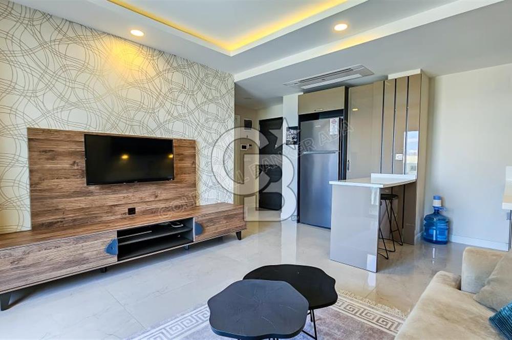 Fully furnished 1+1 residence for rent in Kuşadası Ladies Beach