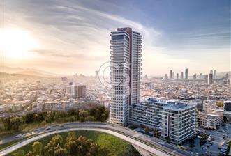 İzmir Bornova İkon Tower'da Yüksek Kat 2+1 