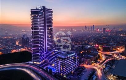 İzmir Bornova İkon Tower'da Yüksek Kat 2+1 