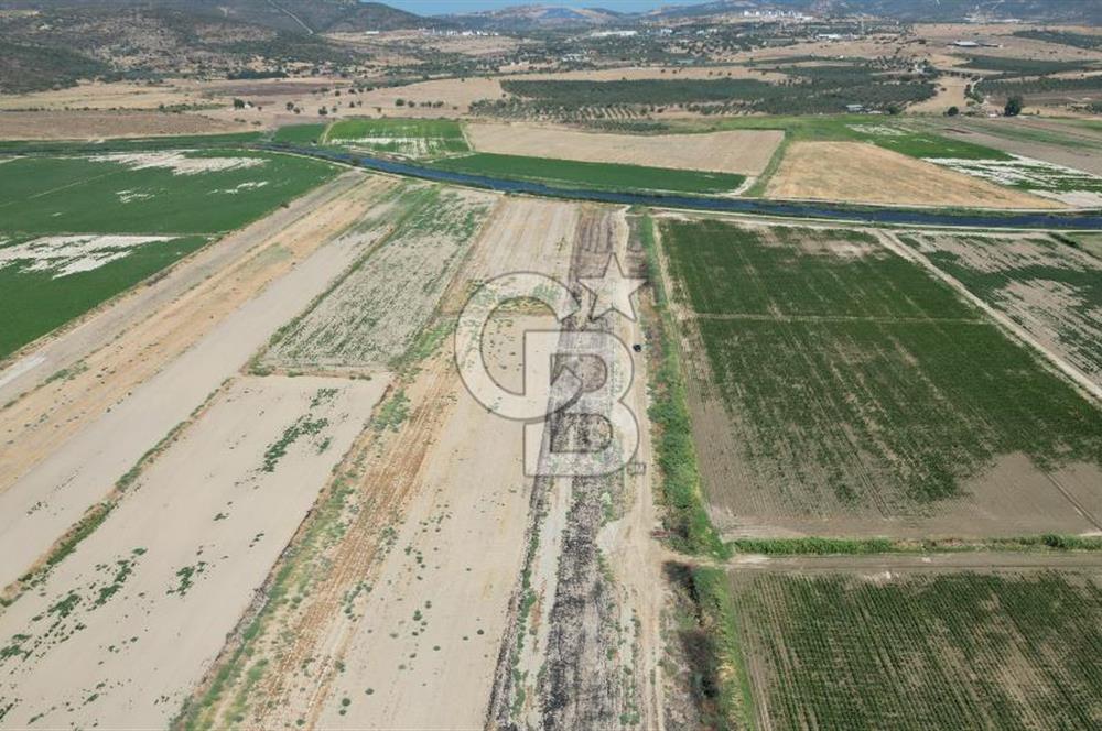 FOÇA-YENİBAĞARASINDA 880 M2 ETRAFI TELLE ÇEVRİLİ SATILIK  TARLA 