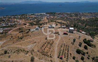 ÇANDARLI ÖZLEM SİTESİ'NDE HARİKA MANZARALI SATILIK ARSA